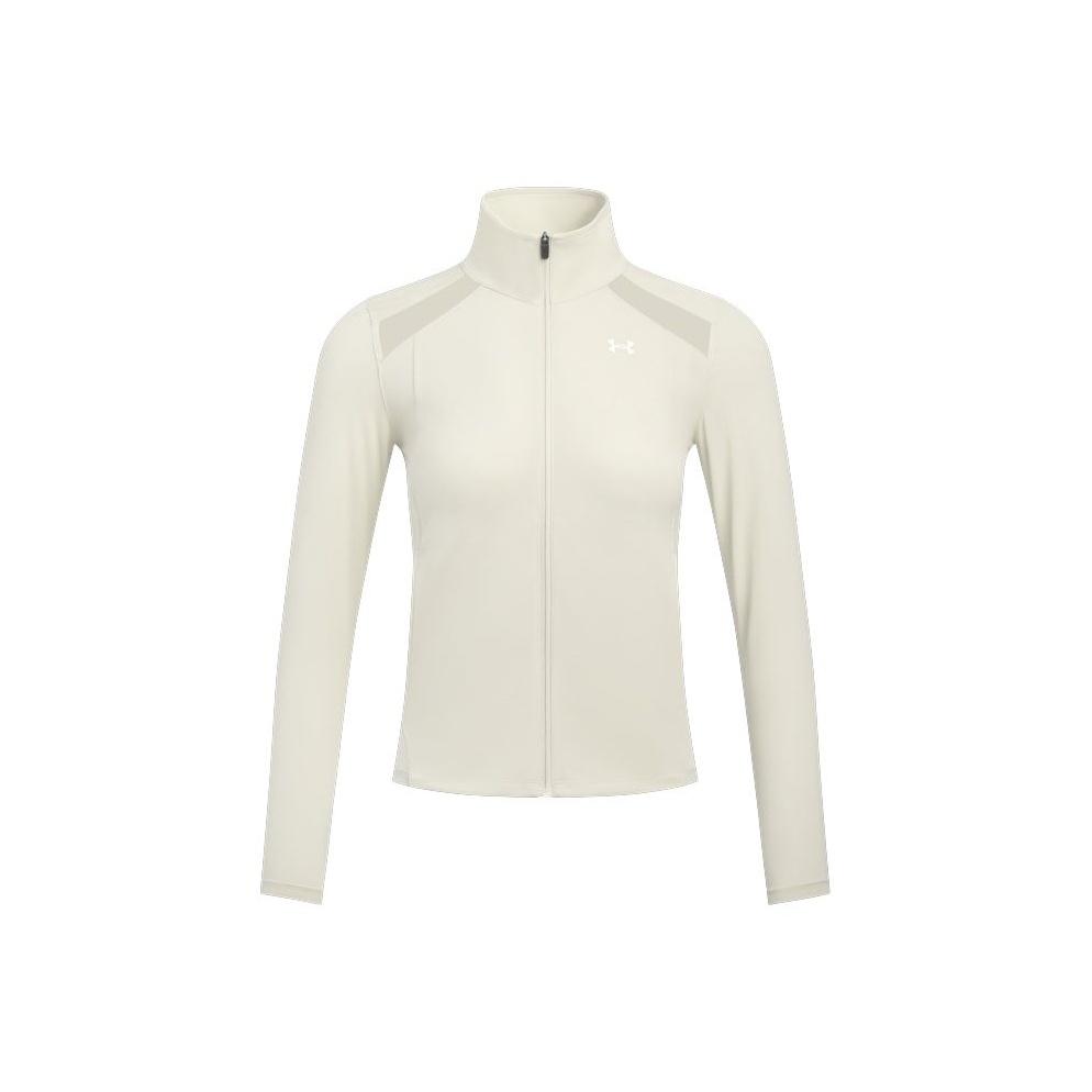 

Under Armour Coolmesh Подчеркивающая талию Тренировочная Прочная Стойка Воротник Молния Спортивная Куртка Женские Куртки 6007554-279 XS