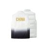 Anta Training Series National Flag Logo Printed Reversible Warm Thick Stand Collar Down Vest Women vest White 162247908-1