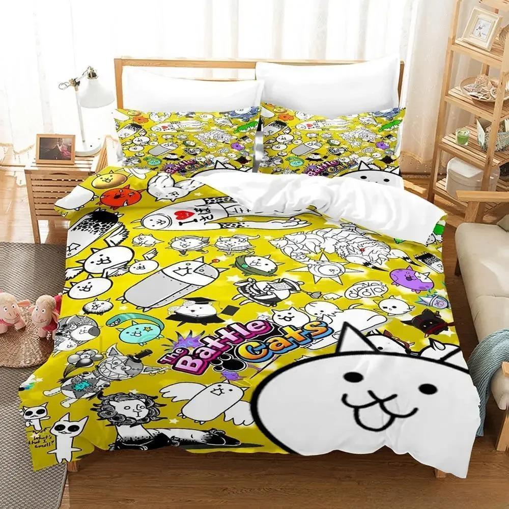 Plim Plim Birthday Bedding Set Single Twin Full Queen King Size Bed Set Aldult Kid Bedroom Duvet Cover Sets Anime Bed Sheet Set