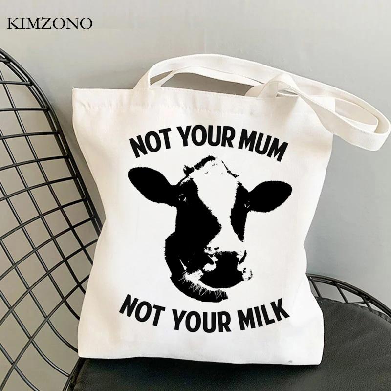 Wegańska torba na zakupy bawełniana torba wielokrotnego użytku torba na zakupy shopper torba na zakupy sacola bolsas reutilizables składana torba na zakupy sacolas