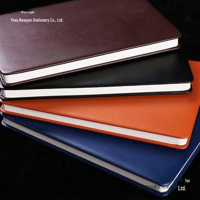 Korean Creative Leather Business Notebook - B5 & A5 Options