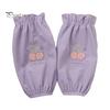 Breathable Waffle Knit Sleeves Winter Stain Resistant Sleeves, Cute Cherry Embroidery Print, Fabric Anti-dirty Arm Housework Clothing Guards