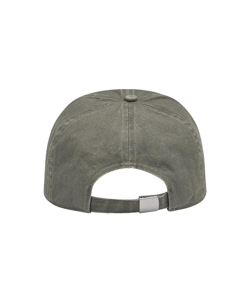WILDROCK Wild Signature Logo Pigment Ball Cap_Grey
