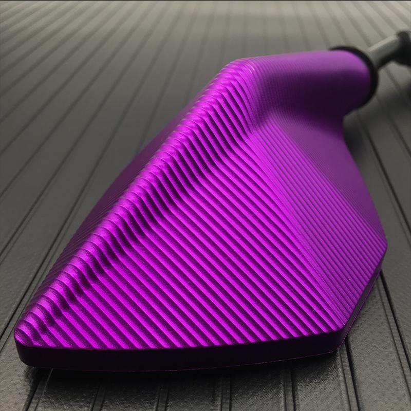 1Pair Motorcycle Rearview Mirror Scooter Motocross Rearview Mirrors Electrombile Back Side Convex Mirror 10mm