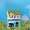 DIY Mini House Statue Model Resin House Ornaments Creative House Miniatures  Photography Props