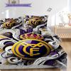 Real Madrid CF Vzorované povlečení Sada prošívaných dek s povlakem na polštář Domácí dekorace Narozeninový dárek (1 * povlak na přikrývku + 2 * povlak na polštář, bez výplně)