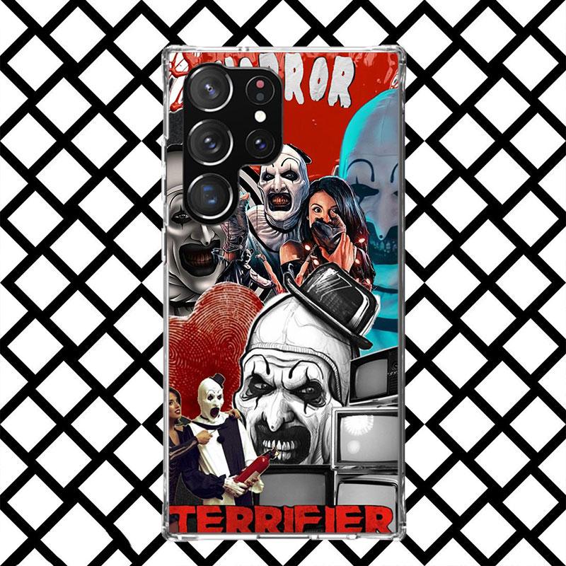 Horror Movie Terrifier Phone Case for Samsung Galaxy S26 S25 Edge S24 S23 Ultra S22 Plus S21 FE S20 + Soft Cover Print Fundas Ga