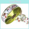 Classic 2 Meter Christmas Santa And Snowman Ribbon In Vibrant Colors For Stylish Holiday Use