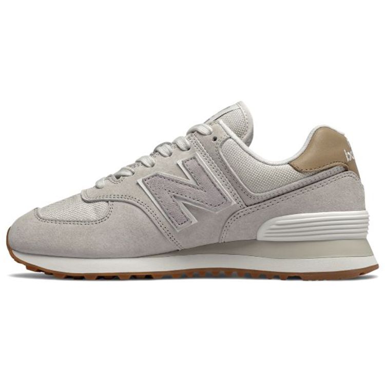 New Balance 574 Женские Пыльно-серые Низкие Повседневные Беговые Кроссовки Ретро Ткань WL574LCC 35
