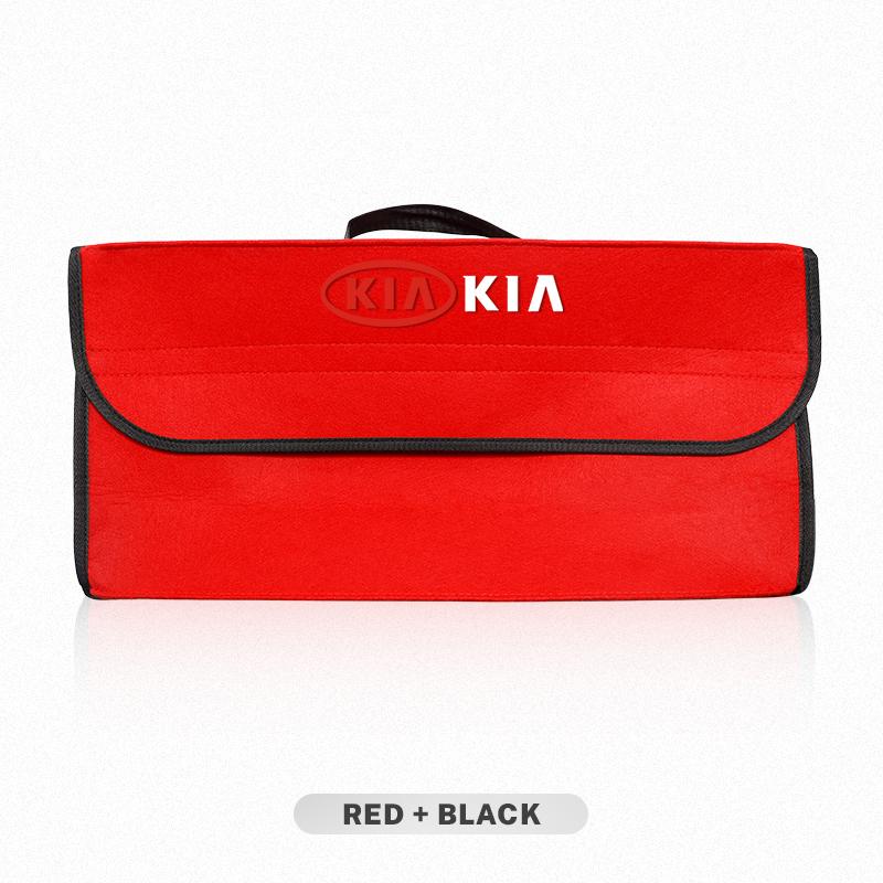 AEF1 Car Trunk Organizer Box Large Capacity Folding Storage Bag For KIA K3 Sportage Carnival K5 Seltos Pegas KX1 EV5 Sonet EV6 K4 EV3