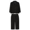 Academy Style School Uniform Set for Boys and Girls - Black Suit Graduation Attire