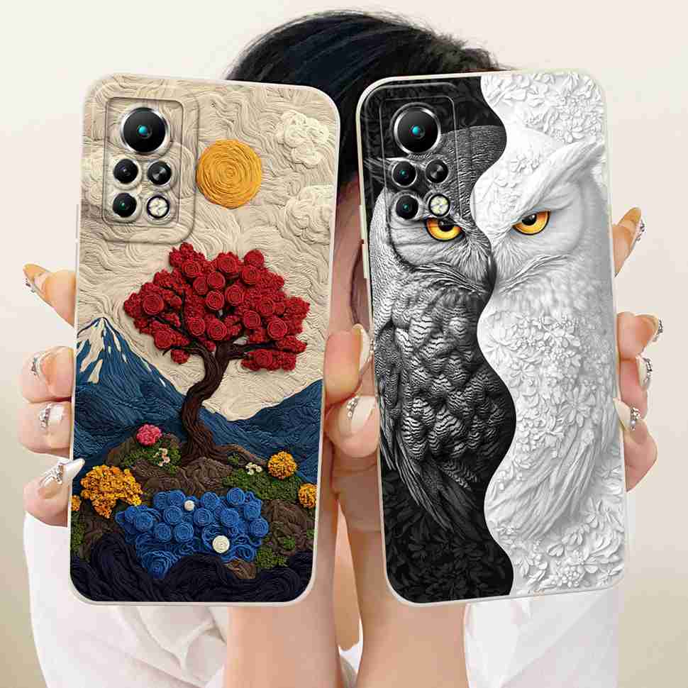 Phone Case For Infinix Note 11 Pro X697 Butterfly Shockproof Case For Infinix Note11 Note 11 Pro Soft Silicone Back Cover 6.95"