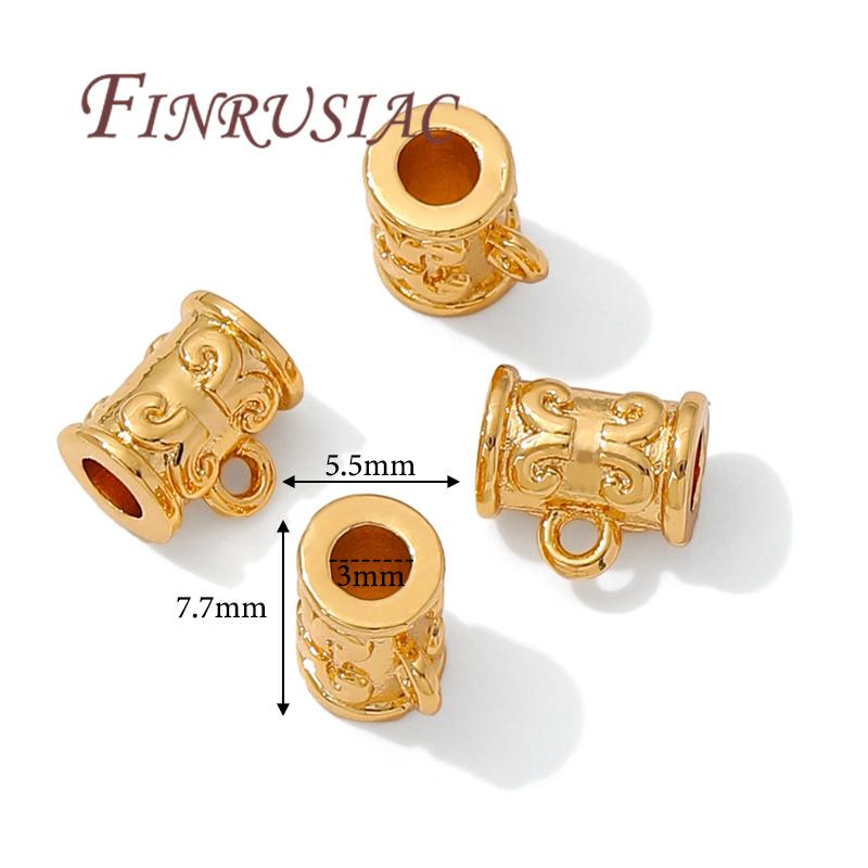 18K Gold Plated Bails,Pendant Bail,Bail Beads Charms Connectors For Jewelry,DIY Necklace/Bracelets Making Accessories