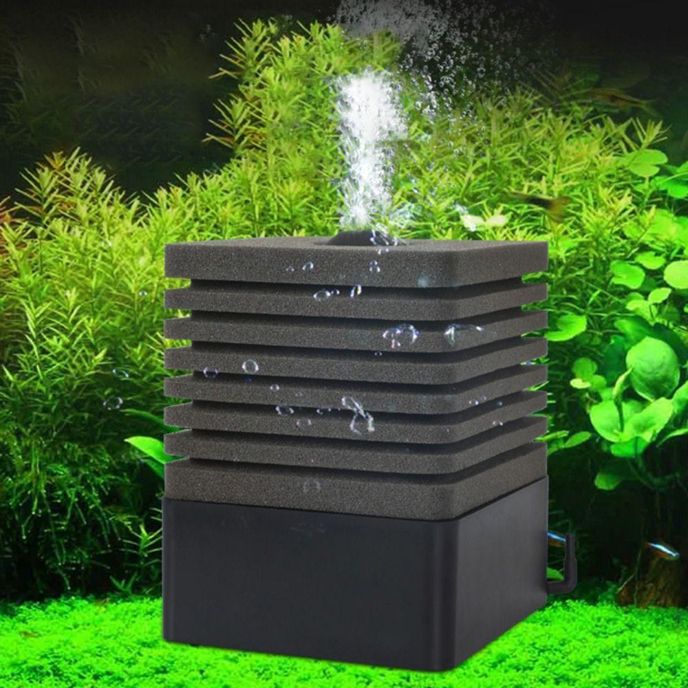 Mute Bio Sponge Filter Black Bio Filtration Noiseless Foam Fish and Shrimp Tank Aerator Fish Tank