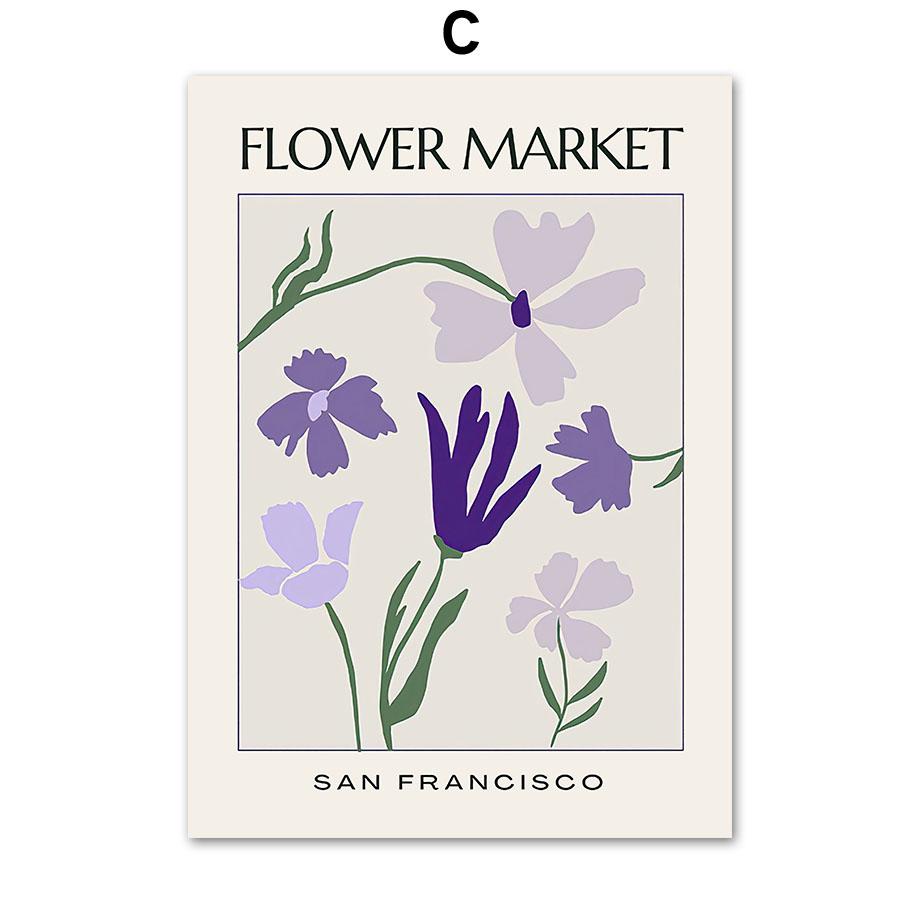 Henri Matisse Bauhaus Linie Paris Blume Nordische Poster und Drucke Wand Kunst Leinwand Malerei Für Wohnzimmer Dekorative Bilder