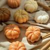 Pumpkin-Shaped Soy Wax Scented Candle - Smokeless Halloween Souvenir & Decorative Gift