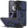 Pour Étui Motorola Edge 30 Neo Étui Motorola Moto Edge 30 lite Support Anneau Magnétique Étui Armure Protection Glissière Appareil Photo Couvercle Arrière