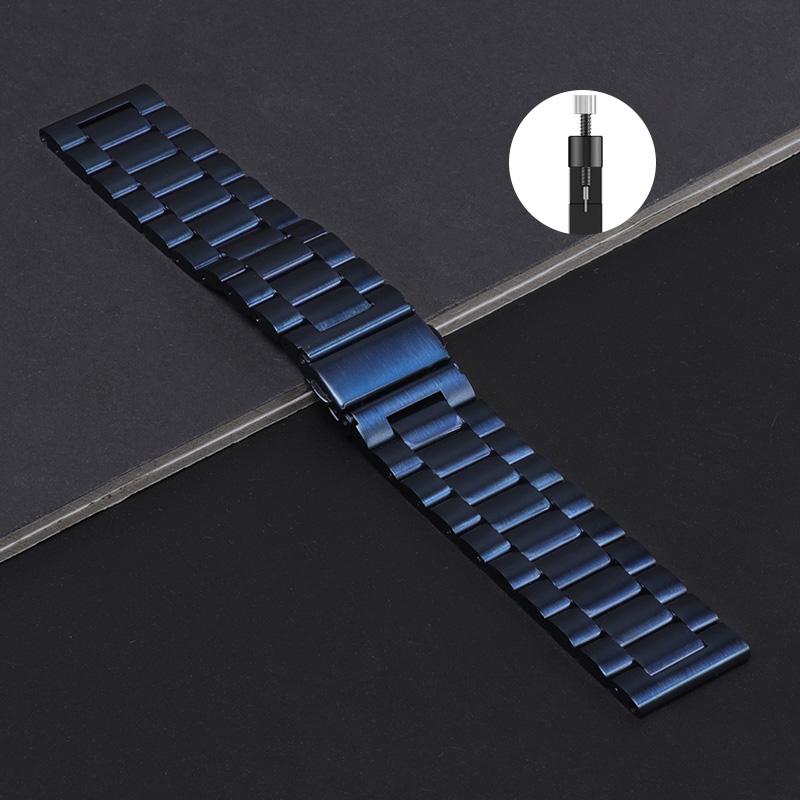 Classic 22mm 20mm 18mm Metal Strap for Samsung Galaxy Watch 46mm/3/Gear S3/Huawei Watch GT 2/3 Pro Stainless Steel band for Amazfit GTR