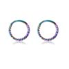 2Pcs 316L Stainless Steel Twist Hinged Septum Rings Clicker Hoops For Cartilage Tragus Helix Ear Piercing Jewelry