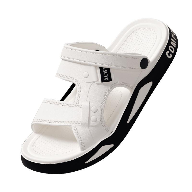 Men's Slippers Summer New Sandals EVA Light Adult Thick-soled Beach Shoes Non-slip Open-toe Sandals for Outdoor 2025