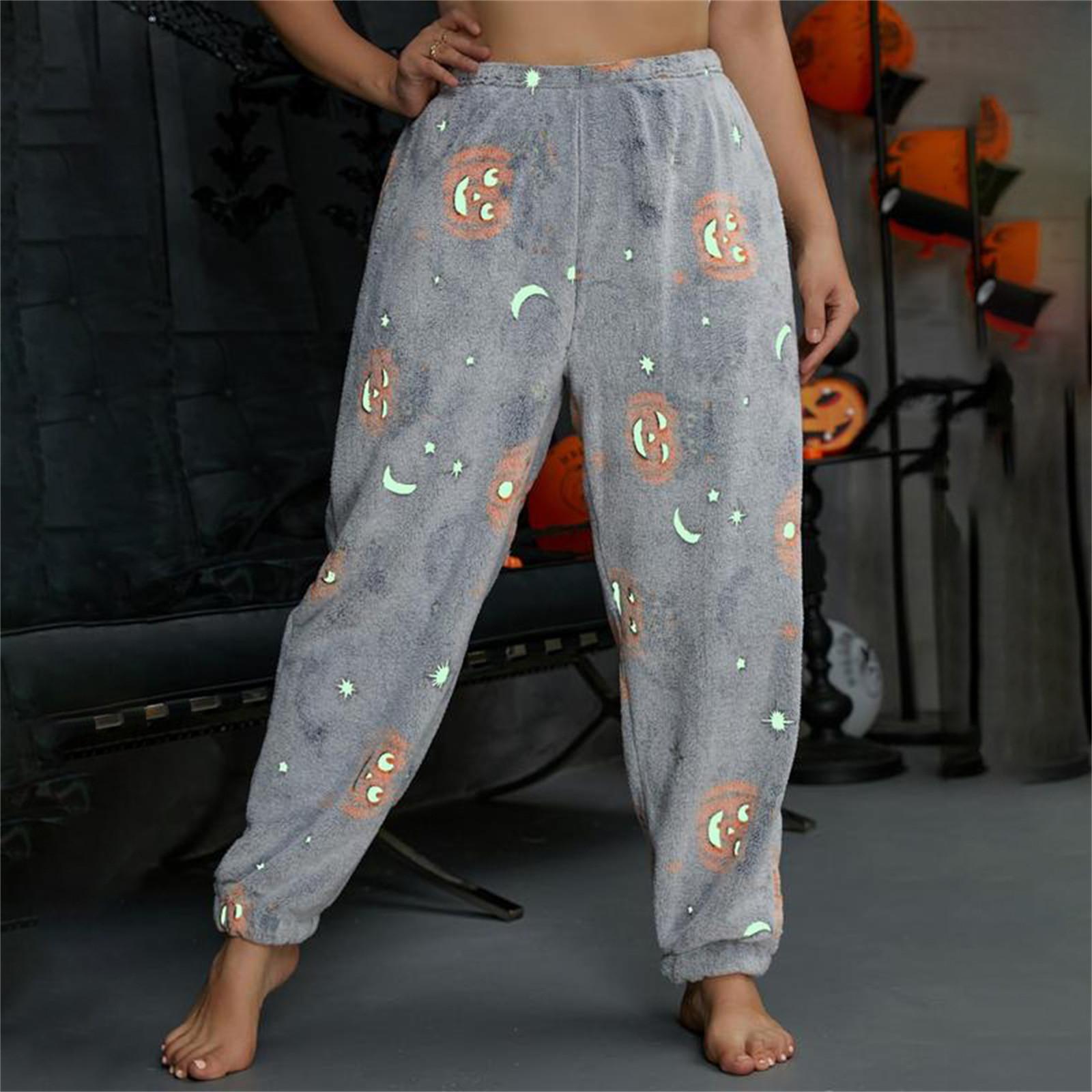 

Женские пижамные штаны, одежда для сна, повседневные брюки с эластичной резинкой на талии, удобные прямые свободные брюки для йоги L