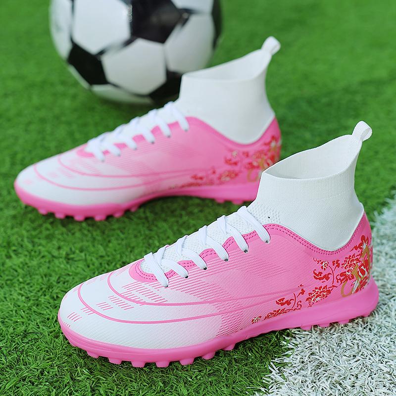 New Soccer Shoes for Men Professional Society Turf Training Youth Football Field Boots' Non-Slip TF Indoor Boys Football Shoes