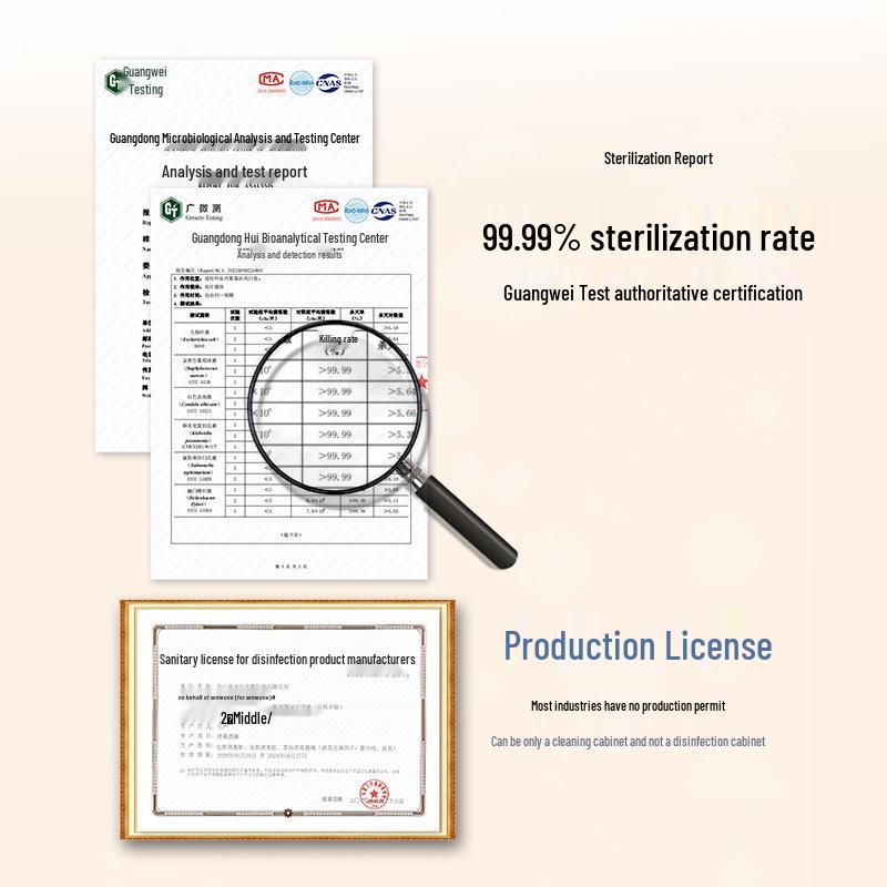 Magic Stone Countertop Disinfection & Drying Cabinet for Baby Bottles, Tea Sets, Bowls, and Dishes