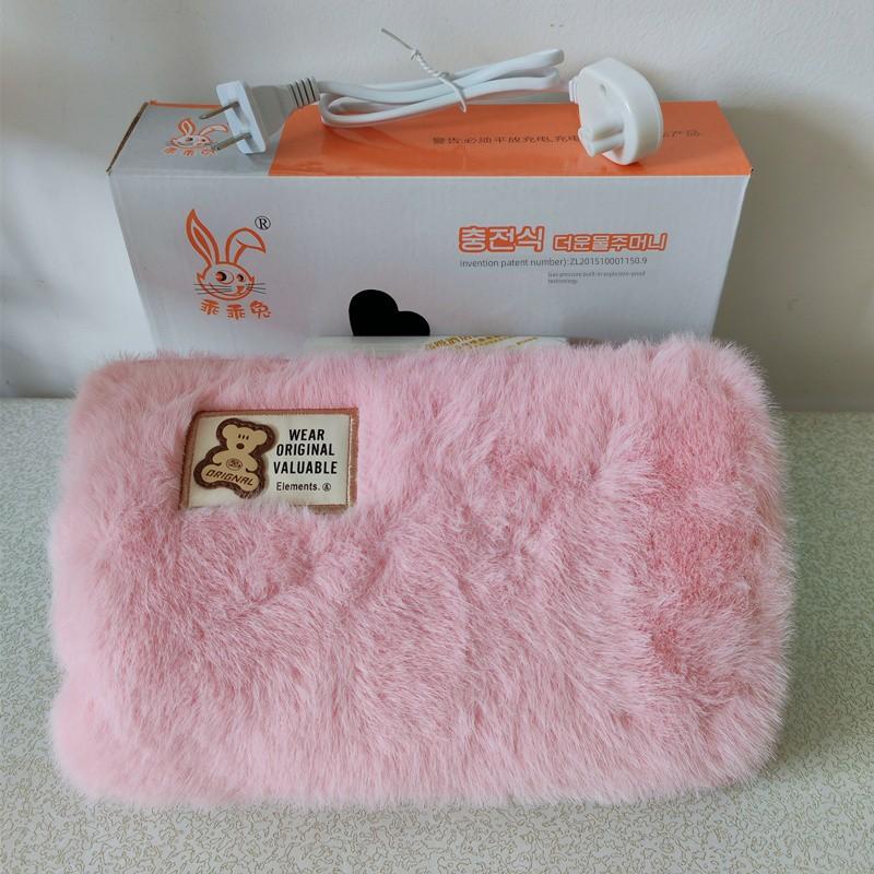 Hot Water Bag Water Injection Thickened Explosion-Proof Warm Hands Warm Feet Hot Compress Belly Warming Irrigation Hand Warmer Student Plush Warm