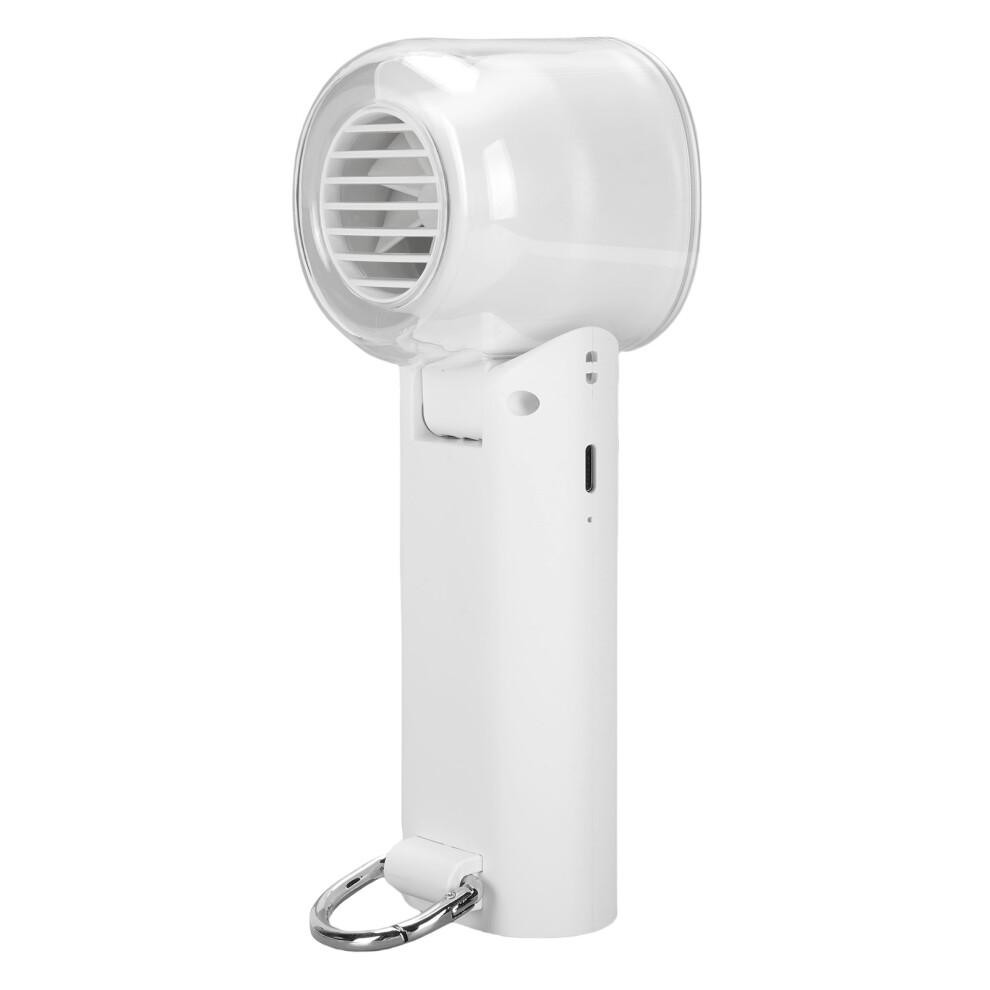 Rechargeable Portable Handheld Fan 5-Speed, 3600mAh, 162mm White