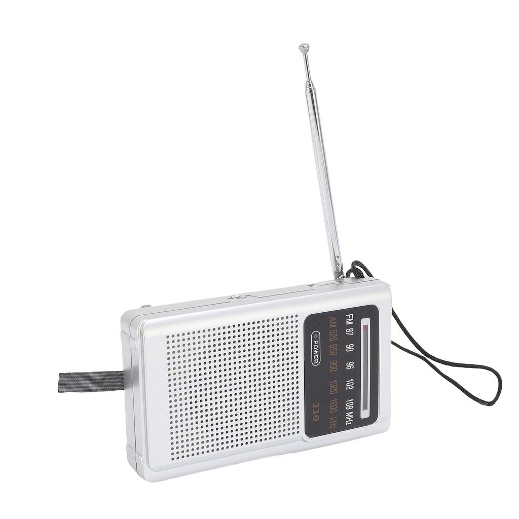 Portable AM FM Radio Clear Sound Quality Long Battery Life Pocket Radio for Travel Outdoor Activities Style 1