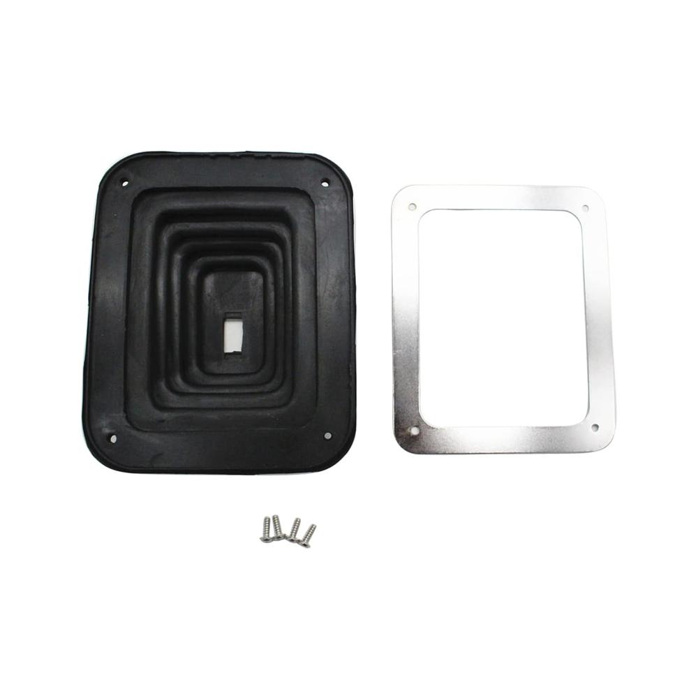 

Quality Small Rubber Shifter Boot Kit Universal with Chrome Plate 5-5/8 X 6-3/4