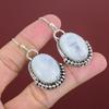Rainbow Moonstone Earring 925 Sterling Silver Earring Top Quality Gemstone Earring Handmade Jewelry Latest Design Earrings Anniversary Gifts