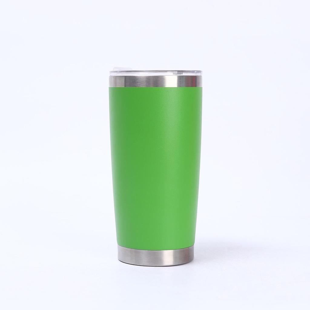 Simple 20oz Stainless Steel Vacuum Insulated Car Cup – Portable Outdoor Beer and Ice Cooler.