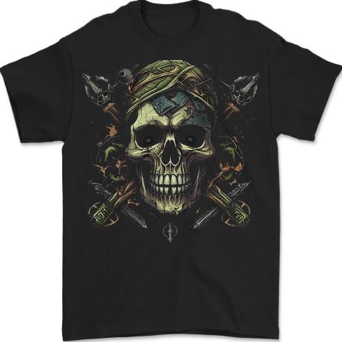 Skull From the Darkness Mens T-Shirt 100% Cotton XL