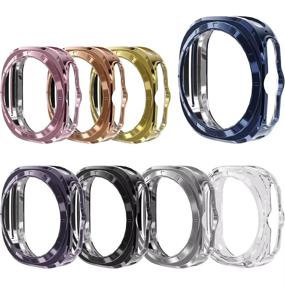 PC Protector Case For Samsung Galaxy Watch Ultra Cases Watch Ultra 47mm Frame Hollow Bumper Cover Smartwatch Accessories Shell