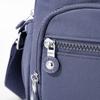 Crossbody Bag Multi-Layer Pocket Shoulder Bag Water-Repellent Nylon Women's Small Square Bag