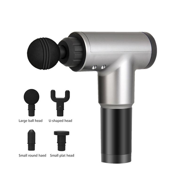 Rechargeable Quiet Massage Gun Electric Deep Tissue Percussion Muscle Relaxation Therapy Small Cordless Massage Gun