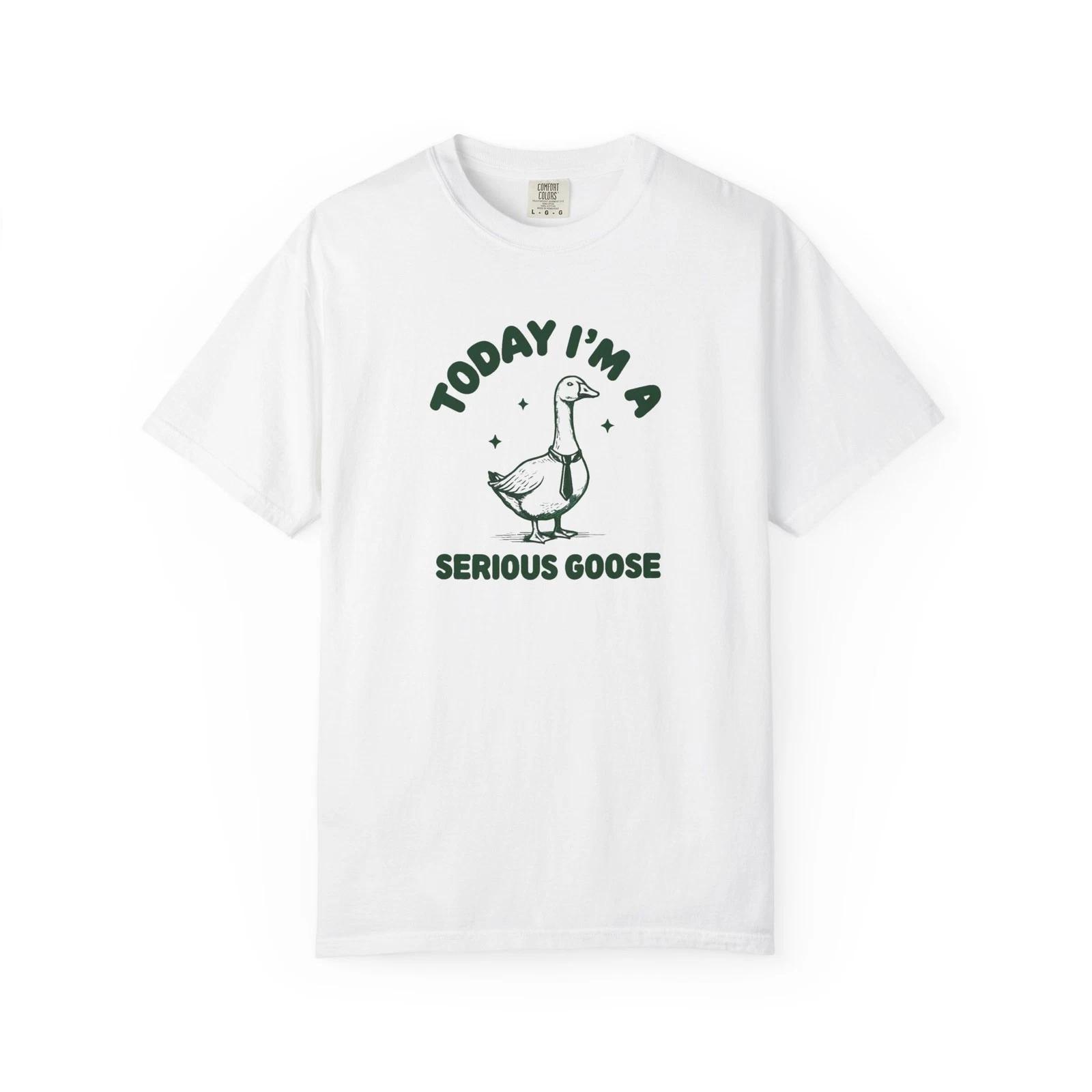 Today I m a Serious Goose Children s Children s T  Children s T-shirt | Funny Goose Illustration 130