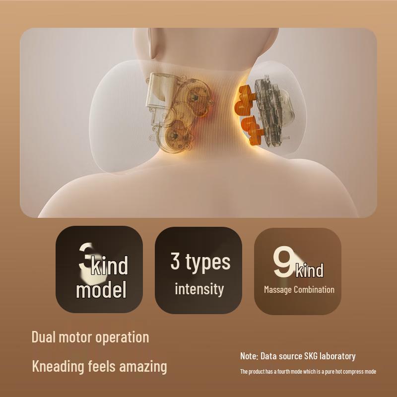 SKG U-shaped Neck Massager Pillow