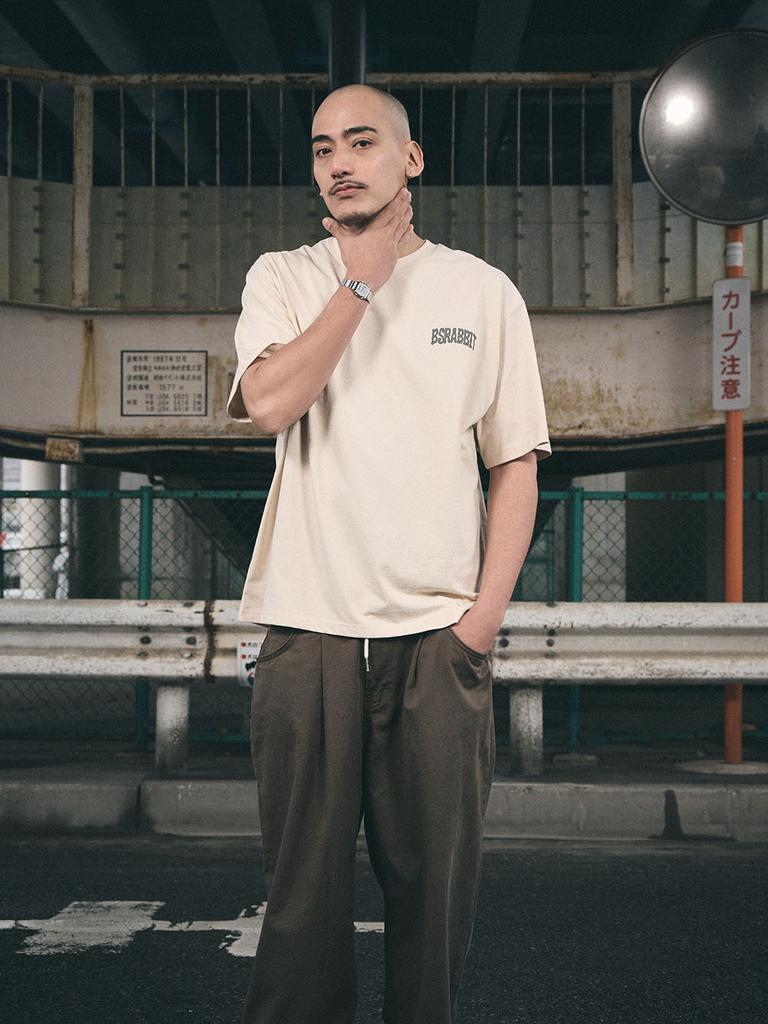 Bieseulaebis Mid 90 Baggy Cotton Pants Dark Khaki