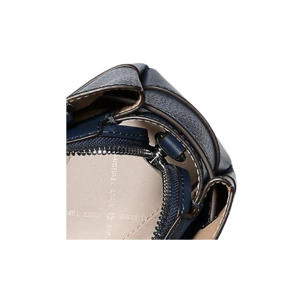 Michael Kors Mini Leather Shoulder Bag With Metal Details Women handbags Navy-Blue 35F4S6RC0T-NAVY
