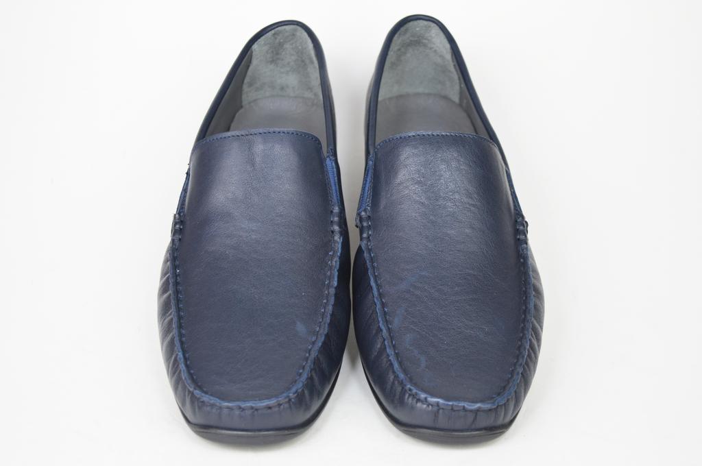 Mokasyny ikos 14423 40 Granatowa skóra