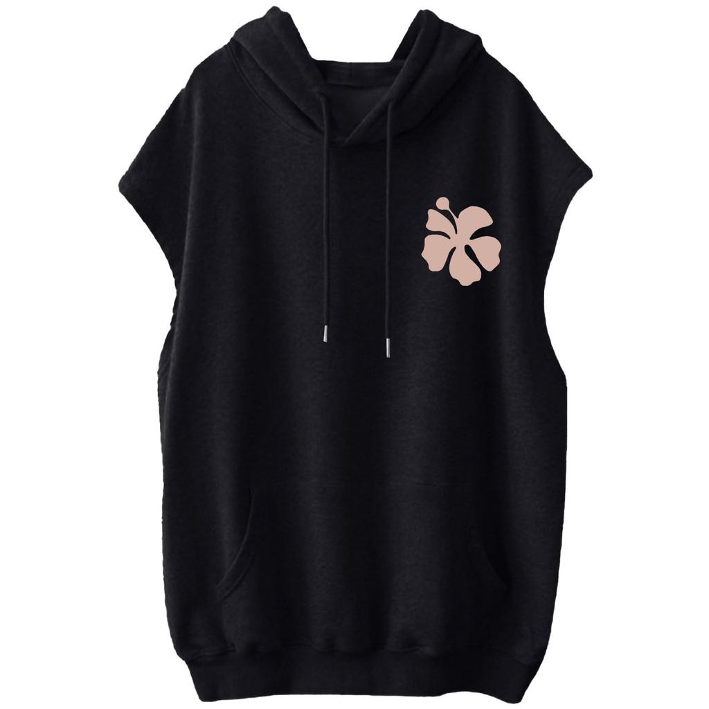 Women's Summer Hooded Sleeveless Tee Shirts  Hoodie Tunic Tops  Casual Loose Tunic Sweatshirts