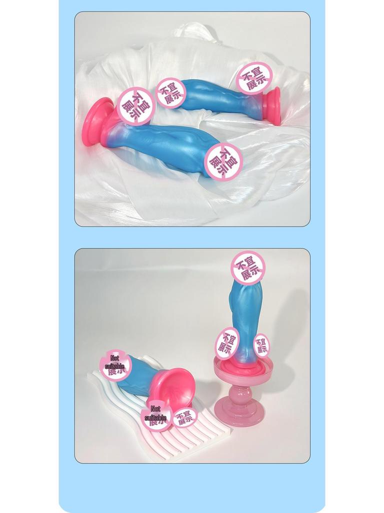 Super Soft Thick Dildo with Big Head - Female Short Masturbator & Anal Plug for Erotic Play