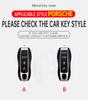 Car Key Case Cover For Porsche Panamera Spyder Carrera Macan Cayman Cayenne 911 970 981 991 Zinc Alloy Car Protector Keychains