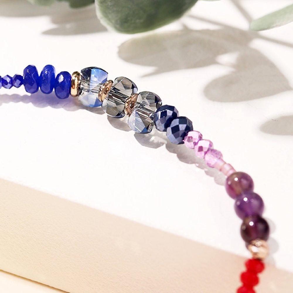 Rainbow Bead Handmade Bracelet (20B017) [1Color]