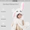 Children's Bunny Hat, Scarf & Gloves Set: Cute Ear-Moving Design
