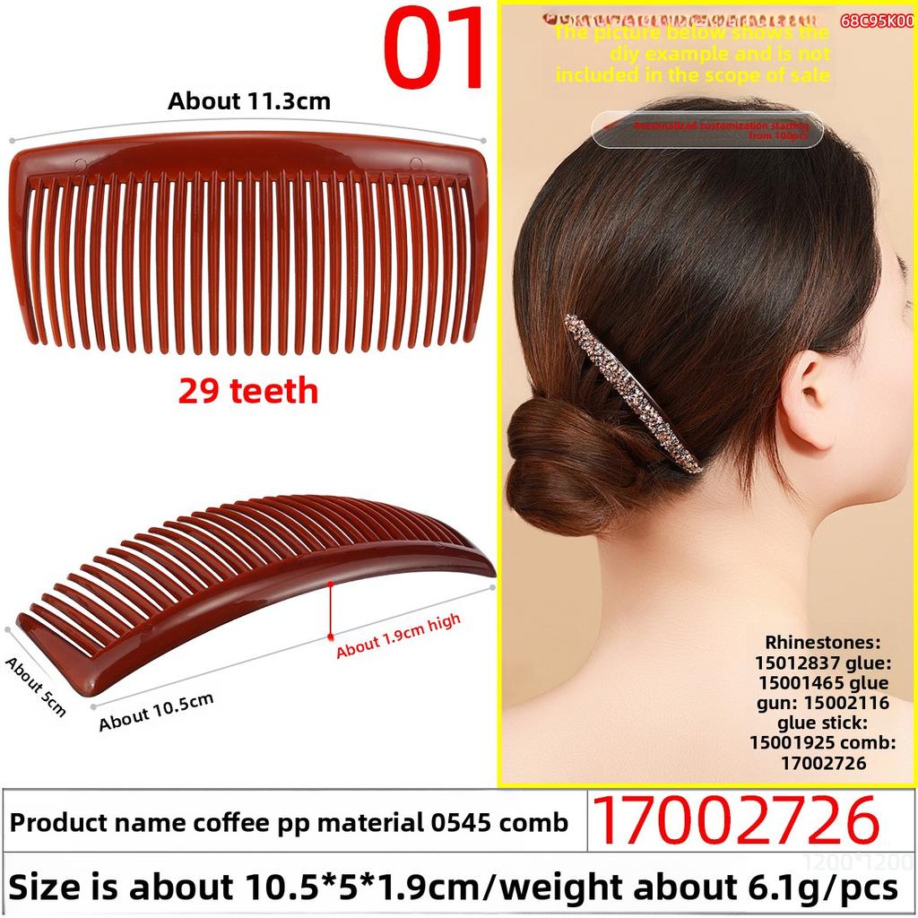 Plastic Hairpins Bangs Hair Accessories 5-toothed Combs
