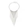 Charm Tassel Necklace Triangle Bohemian Collarbone Chain Simple Multi Layer Necklace  Gift