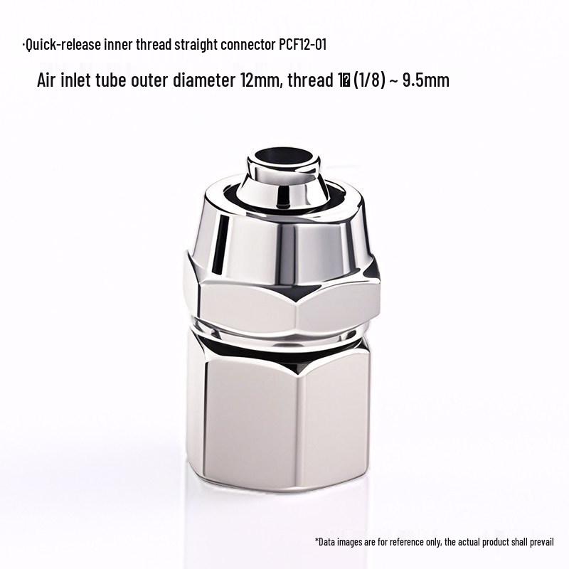Kexida Pneumatic Connector PCF: 1 to 4-way Quick Connect, Female Thread, Sizes 4, 6, 8, 10, 12